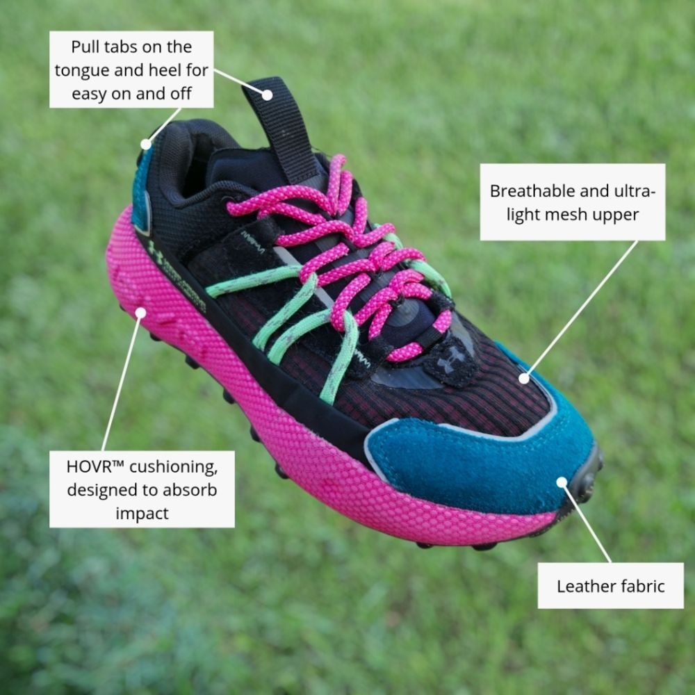 Under Armour Women Sneakers Pink Fat Tire Aventure Pro Trail Running Size 5.5 - Picture 10 of 13